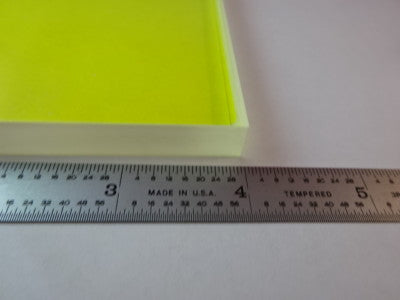 OPTISCHES BESCHICHTETES PROFESSIONELLES OPTIK-GLAS BK7 FLACHPLATTE WIE BESEHEN #83-A-30