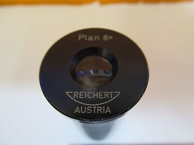 REICHERT AUSTRIA EYEPIECE PLAN 8X OPTICS MICROSCOPE PART AS PICTURED &1E-C-86