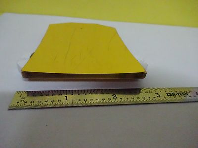 Optical Gold Plated Mirror [scratched] Laser Optics AS IS
