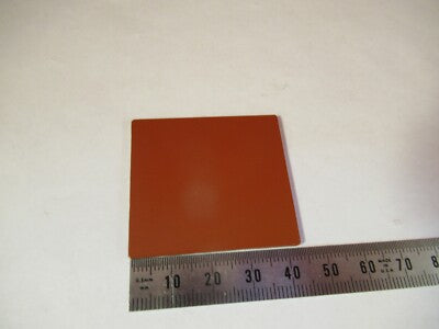 Optical Plate Opaque Terracotta Color Optics