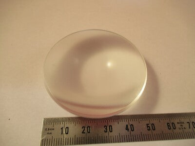 OPTICAL FROSTED DIFFUSER LENS BI CONVEX GLASS OPTICS AS PICTURED &X1-A-07