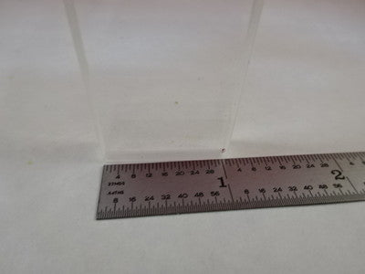 OPTICAL FUSED SILICA GLASS SLAB OPTICS AS IS #M2-B-17