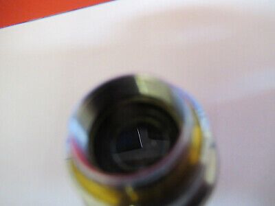 LEITZ WETZLAR DIC + INFINITY 10X OBJECTIVE MICROSCOPE OPTICS AS PICTURED B1-A-64