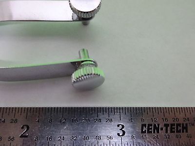 MICROSCOPE PART CLIPS for stage table AS IS BIN#Y4-13