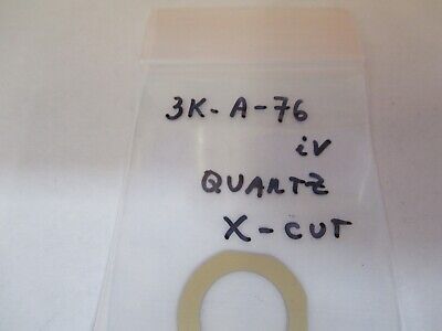 QUARTZ PLATE SINGLE CRYSTAL PIEZOELECTRIC X-CUT PIEZO PART AS PICTURED &3K-A-76