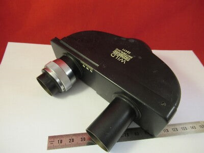 WILD HEERBRUGG SWISS BINOCULAR HEAD M20 OPTICS MICROSCOPE as pictured &14-A-46