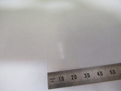 OPTICAL GLASS NAUGATUCK 1" x 1" x 0.020" FROSTED DIFFUSER OPTICS AS PIC 98-A-11