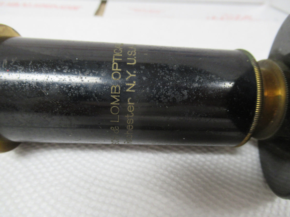 Antique Bausch & Lomb Tubus + Nosepiece Microscope Part