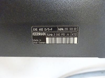 Microscope Part Heidenhain Exe 602 D/5-F Positioning Signal Read B