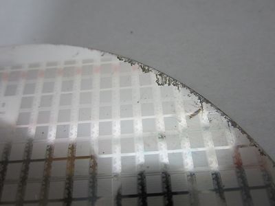 SEMICONDUCTOR WAFER  SILICON WITH COMPONENTS AS IS  BIN#A1-E-2