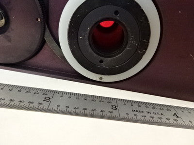 MICROSCOPE PART POLYVAR REICHERT LEICA DIAPHRAGM IRIS OPTICS AS IS B#Q2-A-10