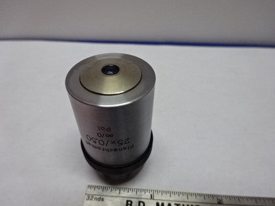Microscope Part Objective Aus Jena Germany Pol 25X [dirty] Optics