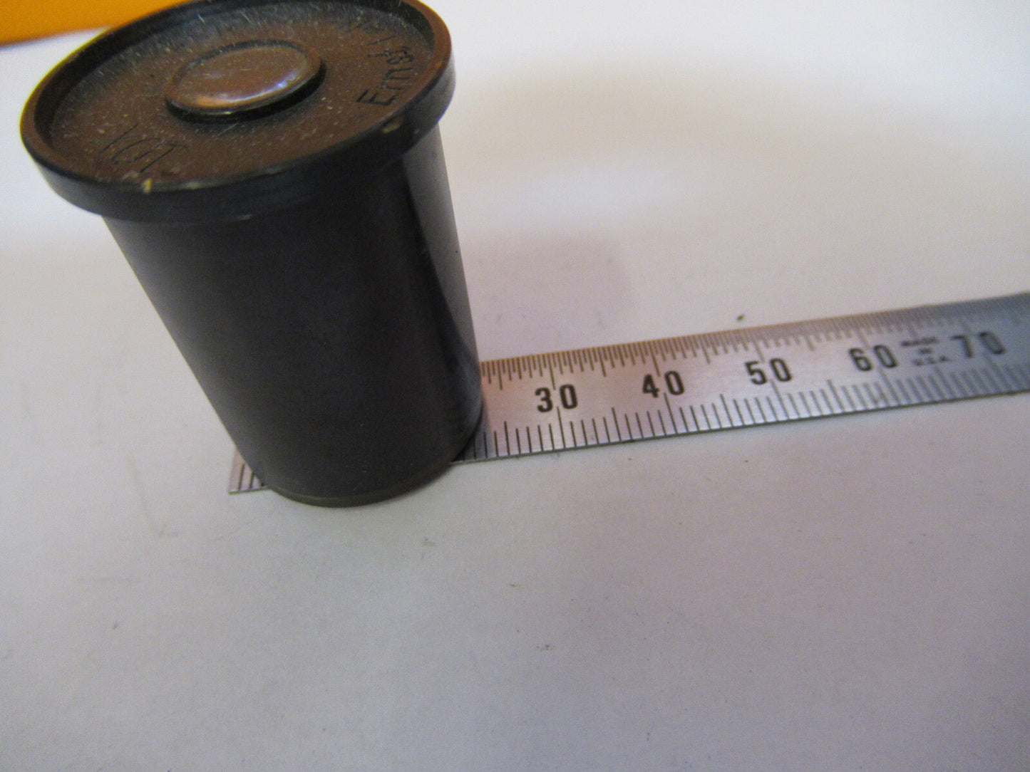 ANTIQUE LEITZ 10X GERMANY EYEPIECE OPTICS MICROSCOPE PART AS PICTURED S4-B-40
