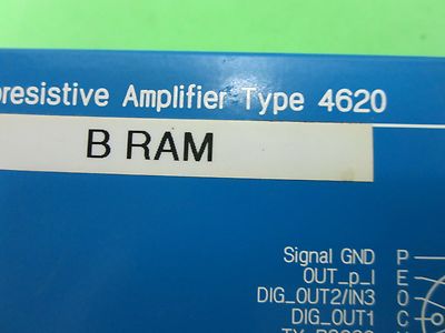 KISTLER 4620 PIEZORESISTIVE AMPLIFIER FOR PR SENSORS BIN#50