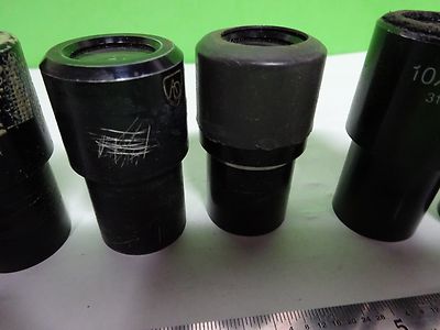 LOT 6 EA MICROSCOPE EYEPIECES ASSORTED OPTICS #W1-01