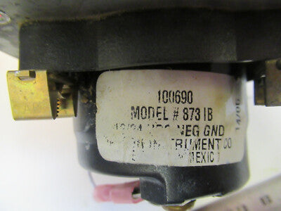 BELL 206 INDICATOR DATCON 873IB CLOCK AIRCRAFT PART AS PICTURED &C1-A-06