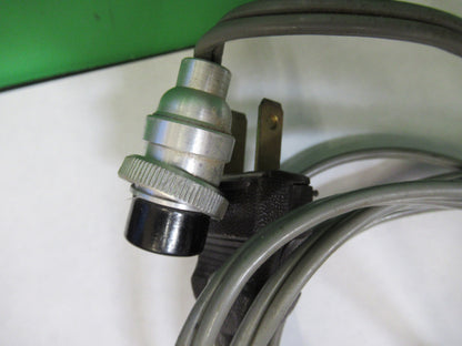 UNITRON JAPAN POWER CABLE MICROSCOPE PART AS PICTURED X4-A-22