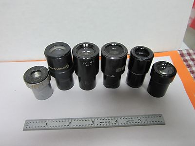 Lot 6 Ea American Optics Microscope Eyepiece Optics