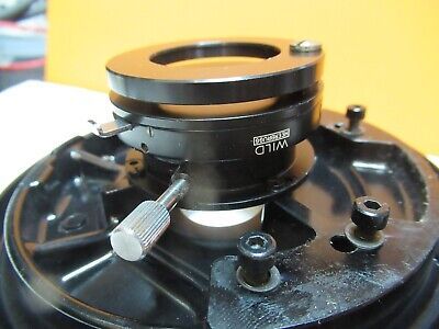 WILD M11 SWISS STAGE TABLE CLIPS BINOCULAR MICROSCOPE PART AS PICTURED &16-C-06