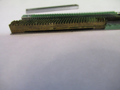 LOT 4 PIECES RACK GEAR BAUSCH LOMB AO SPENCER MICROSCOPE PART AS PICTURE U8-A-36