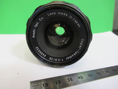 Lens Camera Asahi Japan F 1.3.5 Takumar Optics