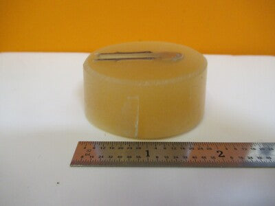 METALLOGRAPHIC METAL CROSS SECTION SPECIMEN MICROSCOPY SAMPLE AS PIC #A7-A-12