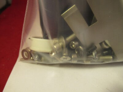 LEICA LEITZ DMRB LOT SCREWS CAPS ETC OPTICS MICROSCOPE PART AS PICTURED #10-A-92
