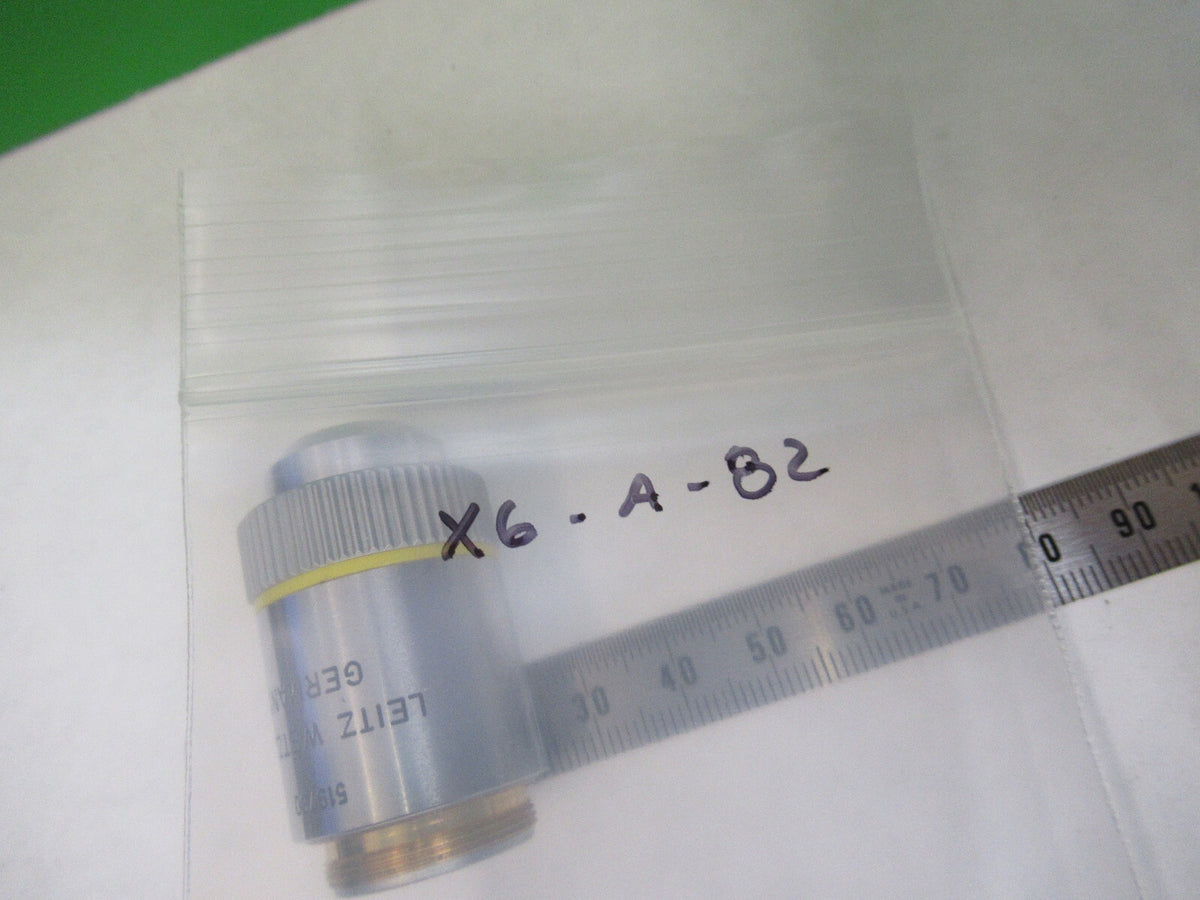 LEITZ GERMANY OBJECTIVE EF 10X /160 MICROSCOPE PART OPTICS AS PICTURED X6-A-82
