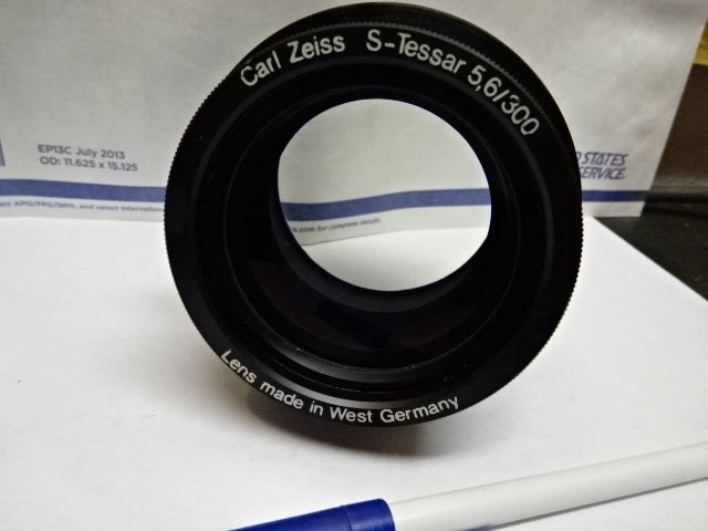 Optical Lens Carl Zeiss AG Germany S-tessar 5.6/300 Optics