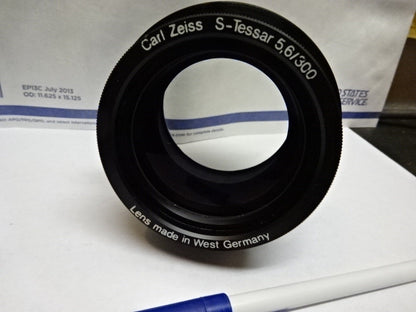 Optical Lens Carl Zeiss AG Germany S-tessar 5.6/300 Optics