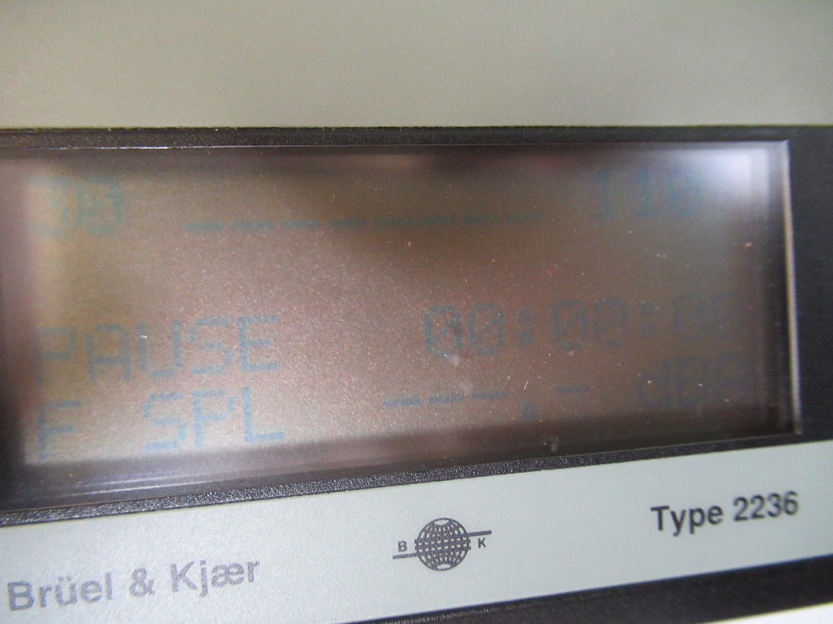 BRUEL KJAER DENMARK 2236 WITHOUT MIC SOUND LEVEL METER AS PICTURED  #H2-A-03