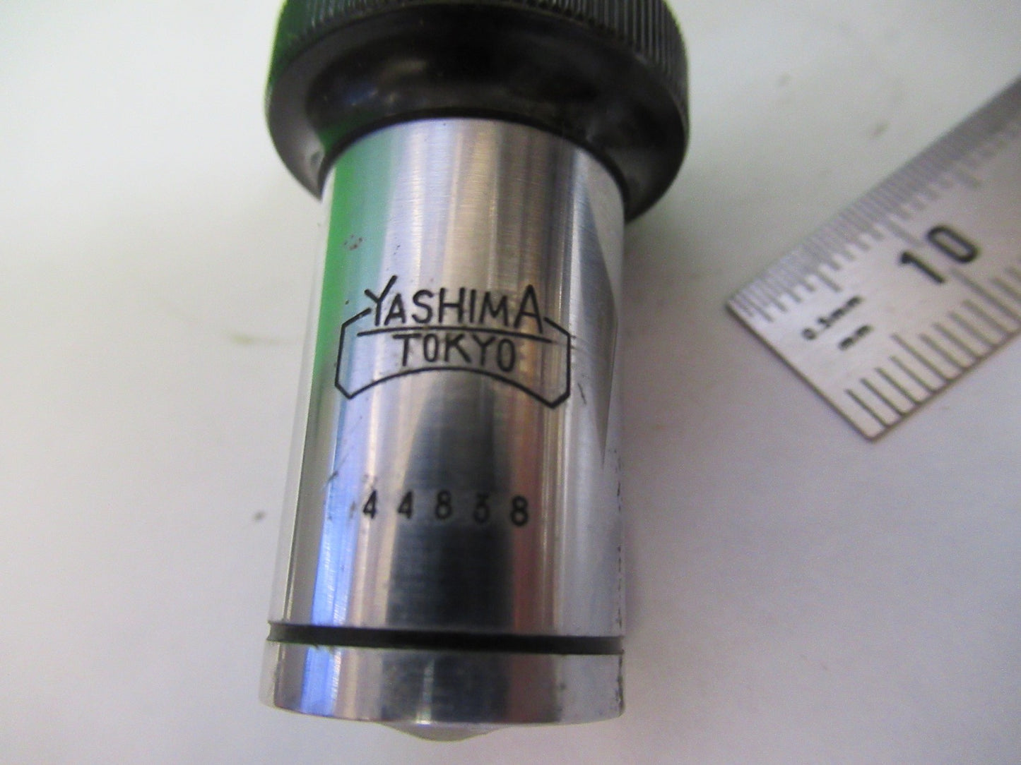 YASHIMA JAPAN 100X LENS OBJECTIVE MICROSCOPE PART AS PICTURED V1-A-23