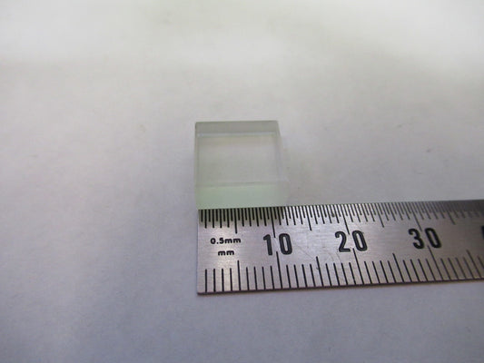 OPTICAL BEAM SPLITTER MINI BLOCK GLASS FLAT OPTICS AS PICTURED U8-A-29
