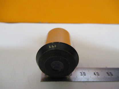 ANTIQUE BAUSCH LOMB 10X  EYEPIECE OPTICS MICROSCOPE PART AS PICTURED S4-B-41