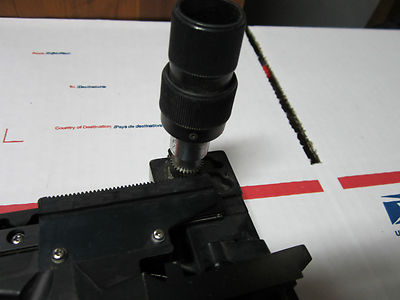 MICROSCOPE PART OLYMPUS JAPAN STAGE MICROMETER AS IS BIN#33