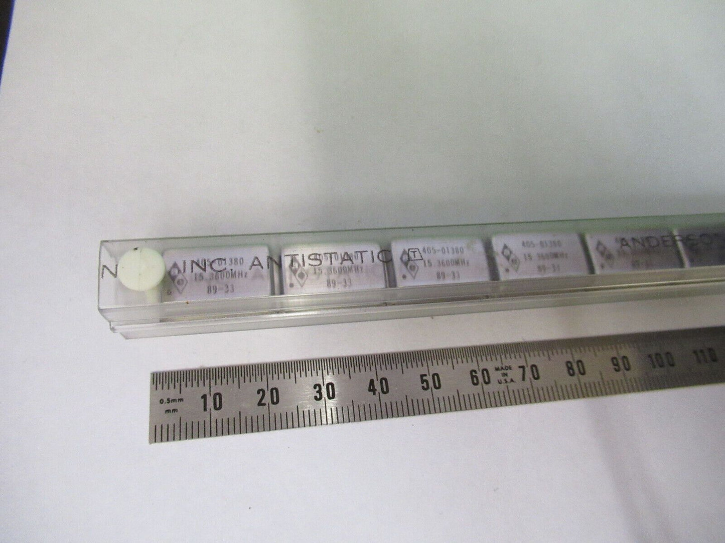 LOT 10 EA ANDERSON ELECTRONICS QUARTZ OSCILLATOR FREQUENCY 15.36 MHz G5-A-78