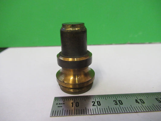 Antique Brass Unknown Objective Lens Rare Microscope Part