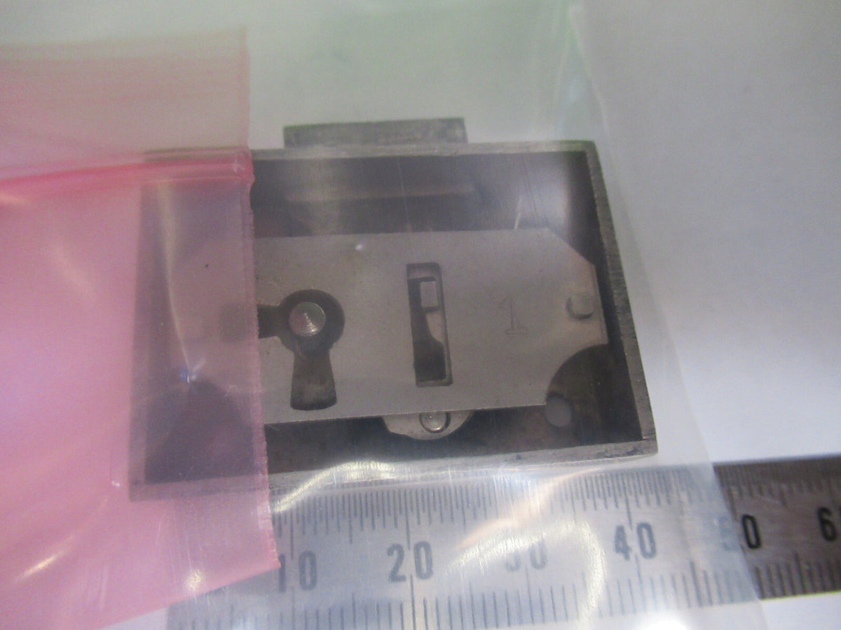 BAUSCH LOMB LOCK WITHOUT KEY  MICROSCOPE PART AS PICTURED &G2-A-54