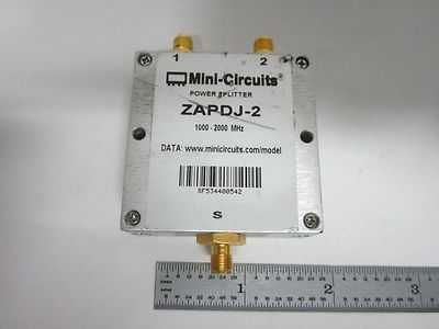 MINI CIRCUITS ZAPDJ-2 POWER SPLITTER 2GHz RF MICROWAVE FREQUENCY AS IS BIN#J4-28