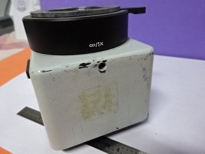 LEITZ VERTICAL ILLUMINATOR OPTICS [dirty] MICROSCOPE PART AS PICTURED &Z9-08