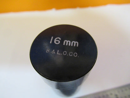 EMPTY BAUSCH LOMB OBJECTIVE CONTAINER 16mm MICROSCOPE PART AS PICTURED &A4-A-46