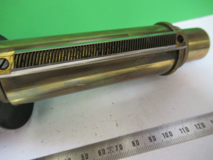 Antique Microscope Part Ernst Leitz Germany Brass Tubus Nosepiece