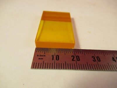 OPTICAL ZINC SELENIDE ZnSe INFRARED LENS PL-CC LASER OPTICS AS PICTURED &FT-4-98