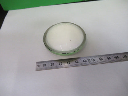 OPTICAL CONVEX CONCAVE LENS THICK GLASS MIL SPEC OPTICS AS PICTURED V3-A-07