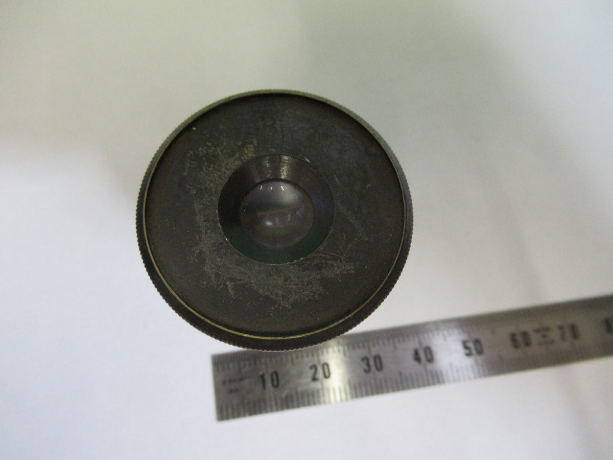 ANTIQUE JAMES PARKES  EYEPIECE "B" OPTICS MICROSCOPE PART AS PICTURED &R2-A-80