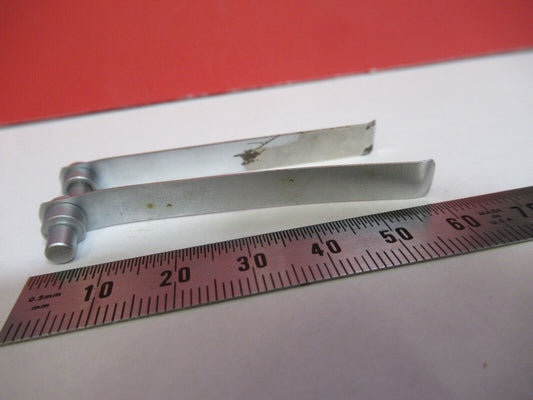 WILD HEERBRUGG SWISS M11 PAAR CLIPS MIKROSKOPTEIL WIE ABGEBILDET S6-A-09