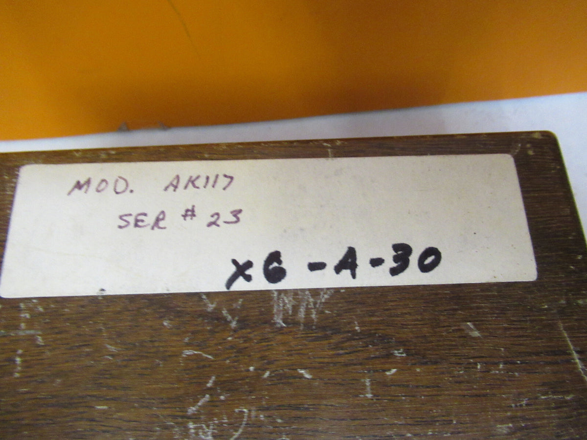 STATHAM AK 117 UNIAXIAL ACCELEROMETER VIBRATION SENSOR AS PICTURED X6-A-30