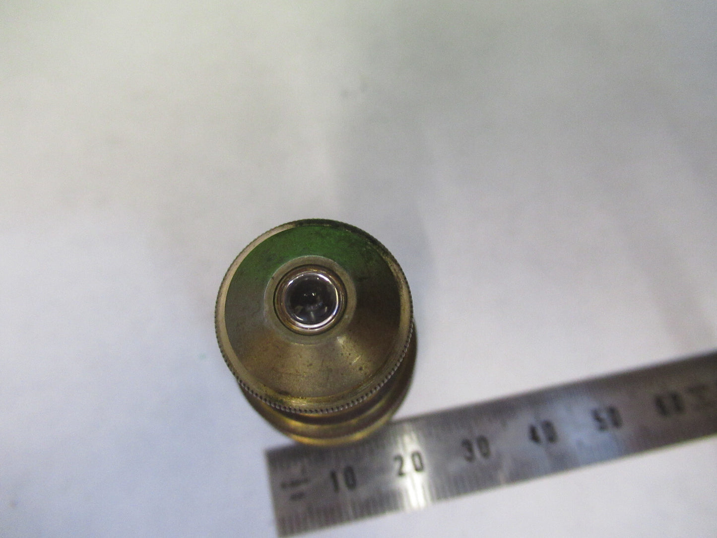 Antique Bausch & Lomb Brass Objective 4mm Microscope Part