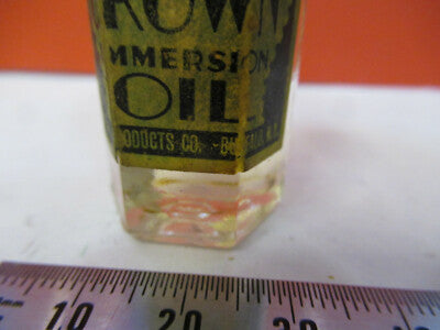 Antique Bausch & Lomb Crown oil bottle Microscope Part