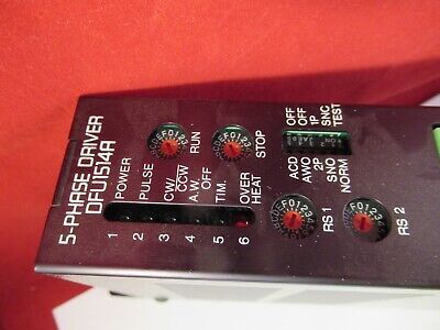 VEXTA NANOSTEP 5-PHASE DRIVER DFU1514A STEPPER MOTOR CONTROL AS IS &13-26